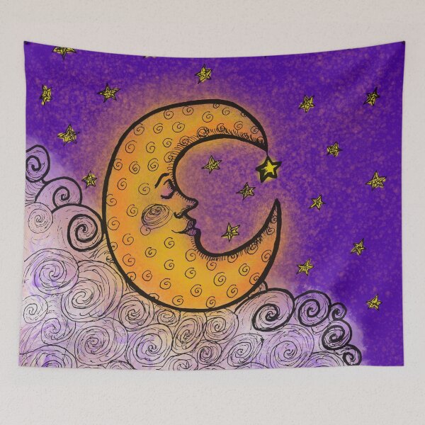 Item preview, Bohemian Moon Print designed and sold by artyness.