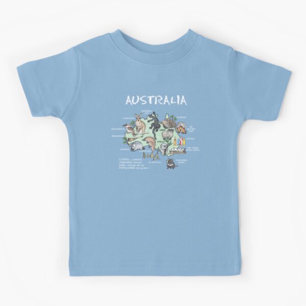 Item preview, Australia - illustrated map designed and sold by BeeHappyShop.