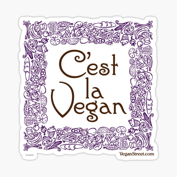C'est la Vegan Sticker