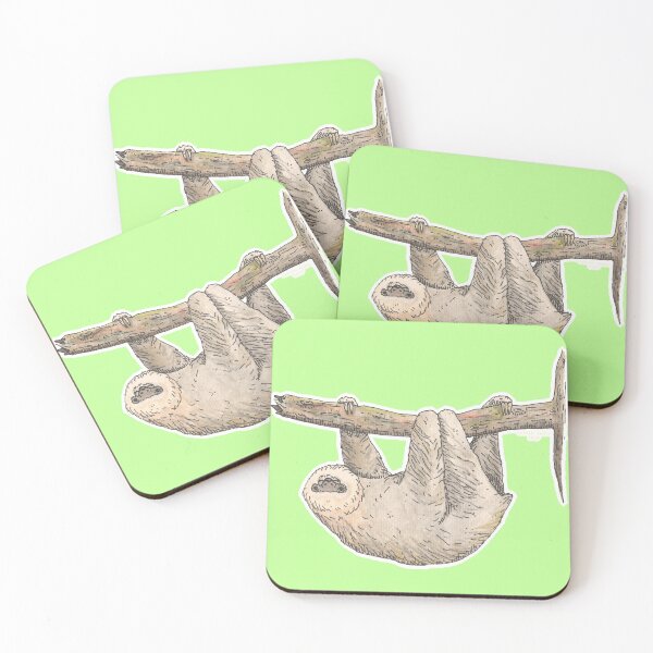 Item preview, upside down sloth with moss designed and sold by ca--lv--in.