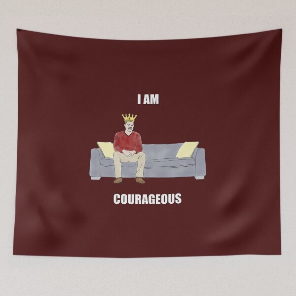 Item preview, The Sofa King: I am Courageous designed and sold by Child of the Corn Designs.