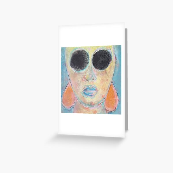 Pastel Portrait - S39 Greeting Card