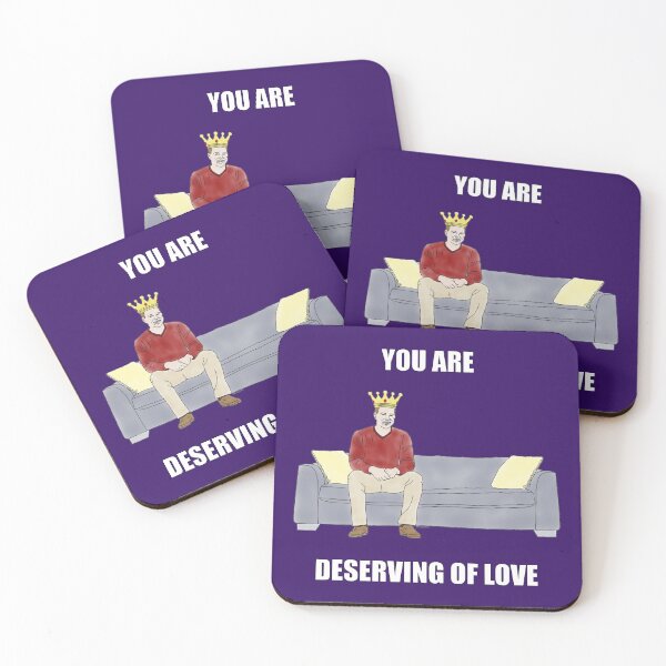 Item preview, The Sofa King: You are Deserving of Love designed and sold by Child of the Corn Designs.