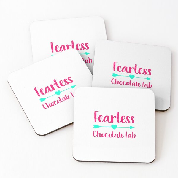 Item preview, Fearless Chocolate Lab Fun Dog designed and sold by at85productions.