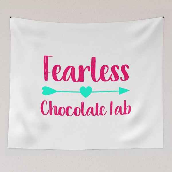 Item preview, Fearless Chocolate Lab Fun Dog designed and sold by at85productions.