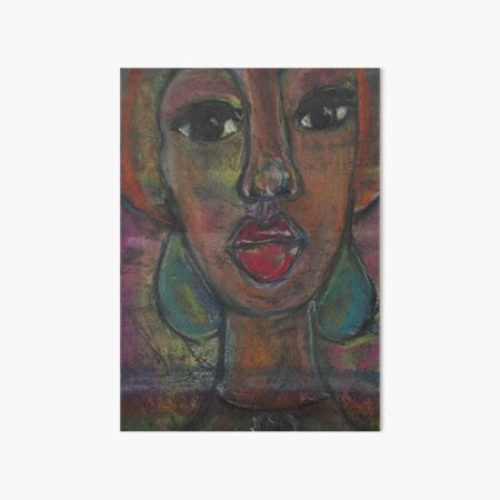 Pastel Portrait - S41 Art Board Print