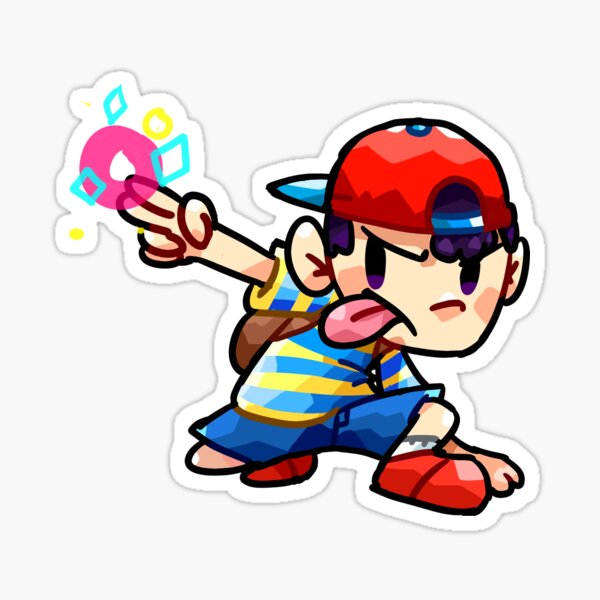 Ness from Earthbound Sticker