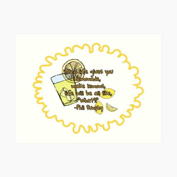 Lemonade Art Print