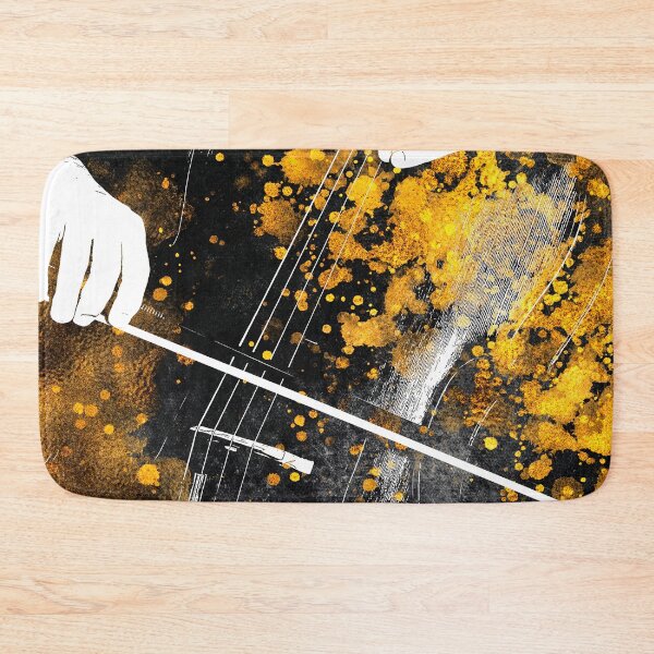 Item preview, Violin music art gold and black #violin #music designed and sold by JBJart.