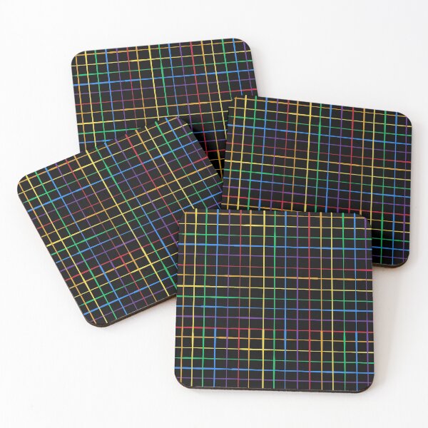 Item preview, Rainbow Grid Pattern designed and sold by Trash-Cats.