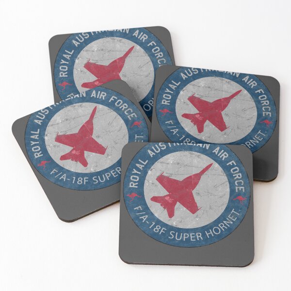 Item preview, Royal Australian Air Force F/A-18F Super Hornet Jet Airplane Vintage designed and sold by RealPilotDesign.