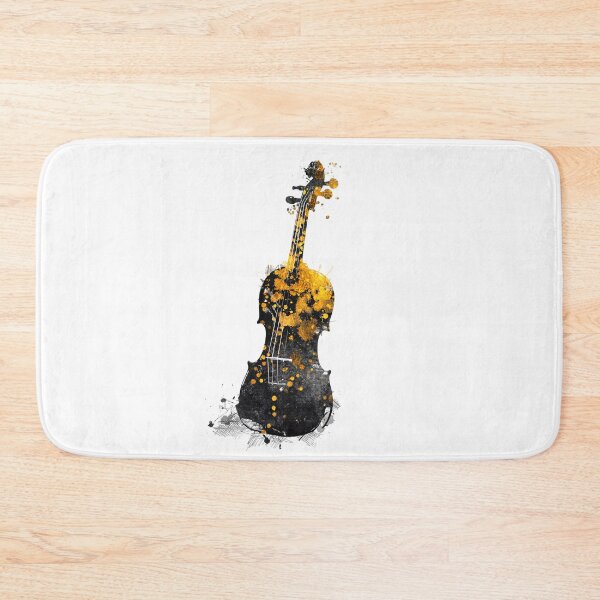 Item preview, Violin music art gold and black #violin #music designed and sold by JBJart.