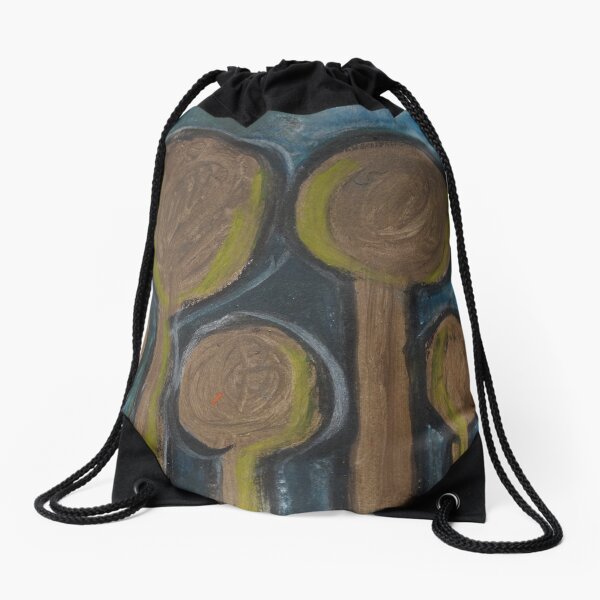 Pastel Portrait - S46 Drawstring Bag