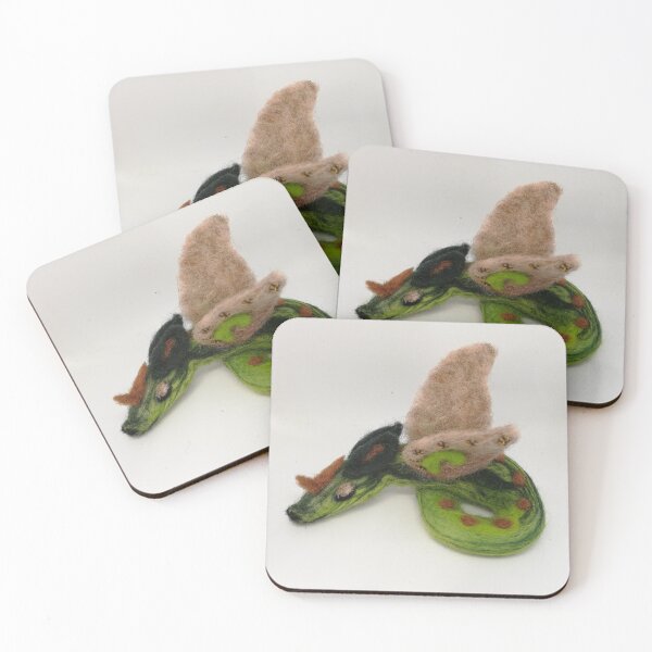 Item preview, Emerald, sleepy dragon.  designed and sold by Jo Cook.