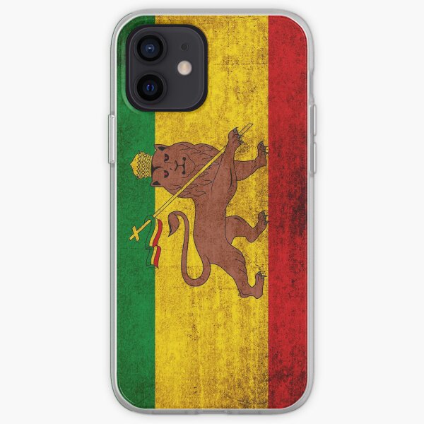 Vintage Rasta Flagge iPhone Flexible Hülle
