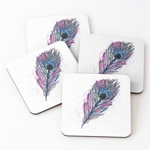Item preview, Watercolour Peacock Feather designed and sold by artyness.