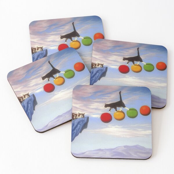 Item preview, Surrealistic Whimsical Funny Cat Art - Cat Nap designed and sold by mikebridges.