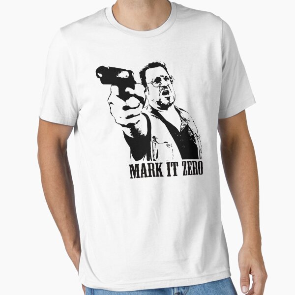 Item preview, The Big Lebowski Mark It Zero T-Shirt designed and sold by theshirtnerd.