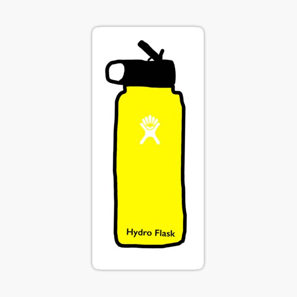 Orange Hydro Flask Sticker for Sale by EBRBR