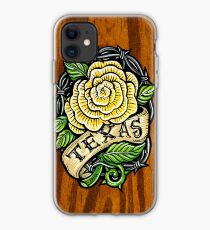 Texas Rose Wood iPhone Case