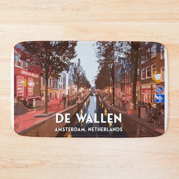 Item preview, De Wallen, Amsterdam Cityscape Print designed and sold by retro-modern.