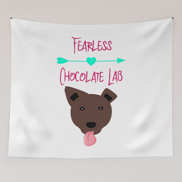 Item preview, Fearless Chocolate Labrador designed and sold by at85productions.