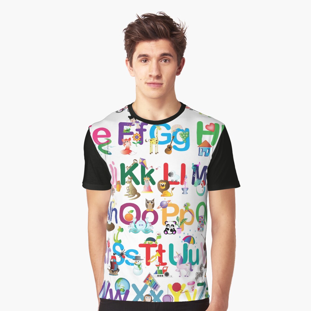 "Alphabet for kids" Tshirt by retrocharm Redbubble