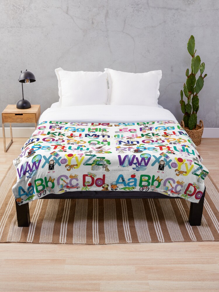 Childrens discount bed throw