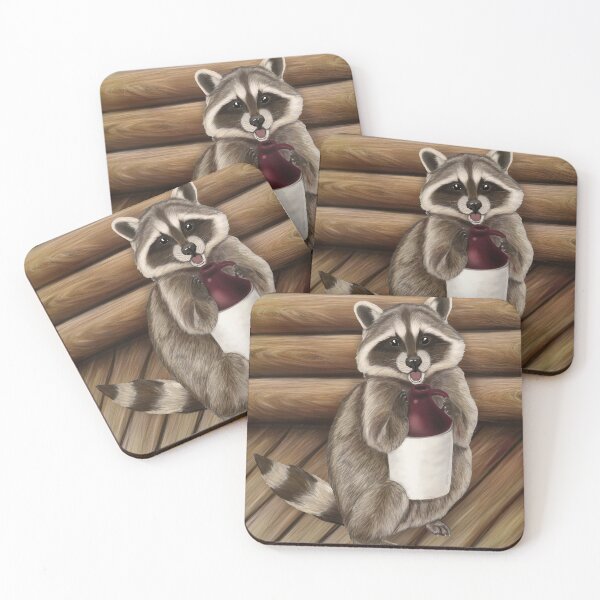 Item preview, Raccoon Playing The Jug Instrument designed and sold by Mehu.
