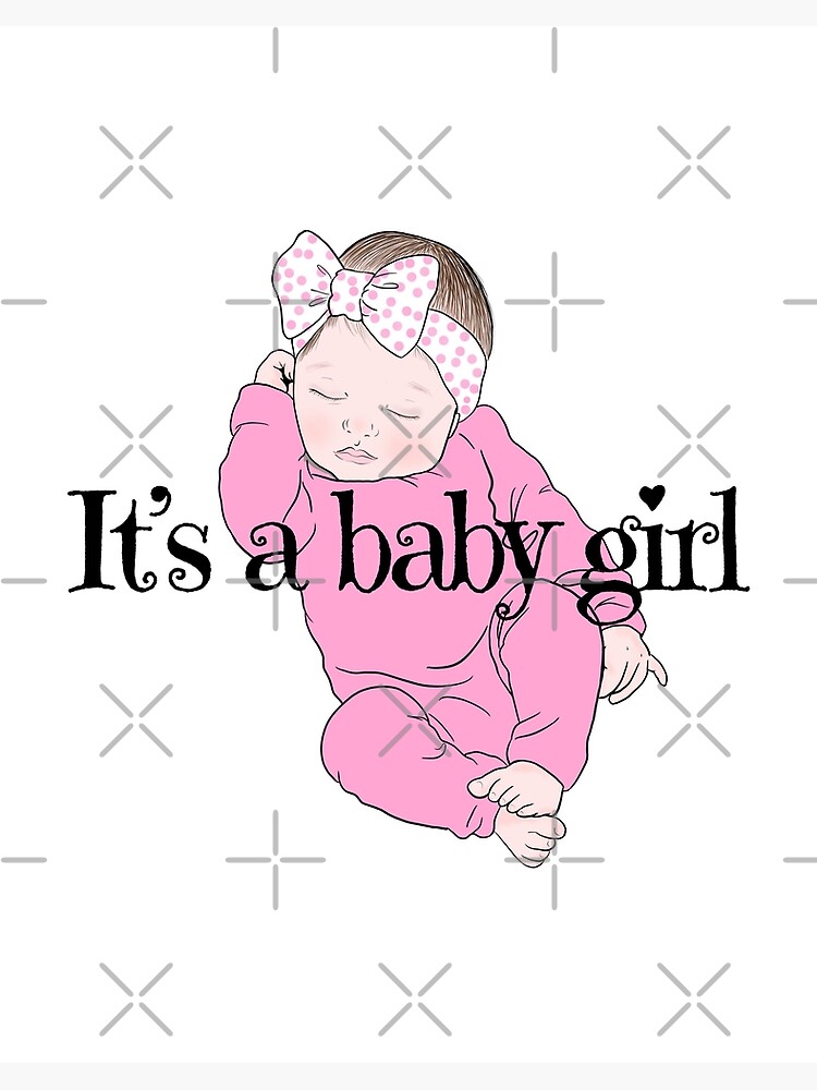 It's a baby girl, Baby, newborn, baby girl, baby shower, baby gift