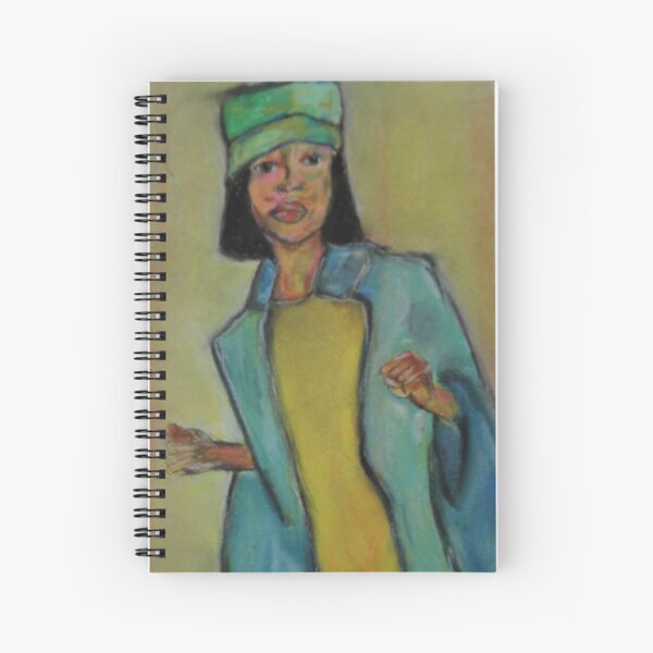 Pastel Portrait - S56 Spiral Notebook
