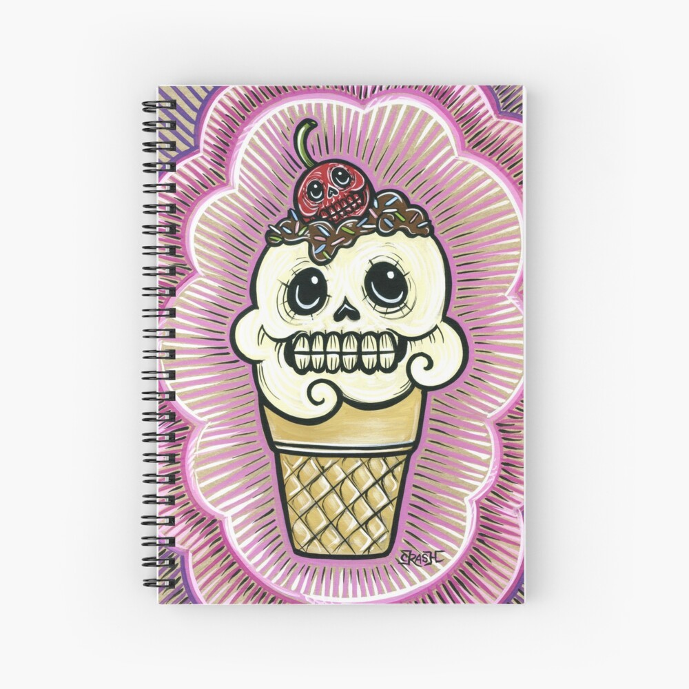 Item preview, Spiral Notebook designed and sold by crashartaustin.