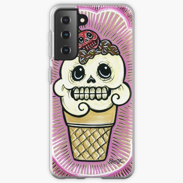 Ice Cream in Pink Samsung Galaxy Soft Case