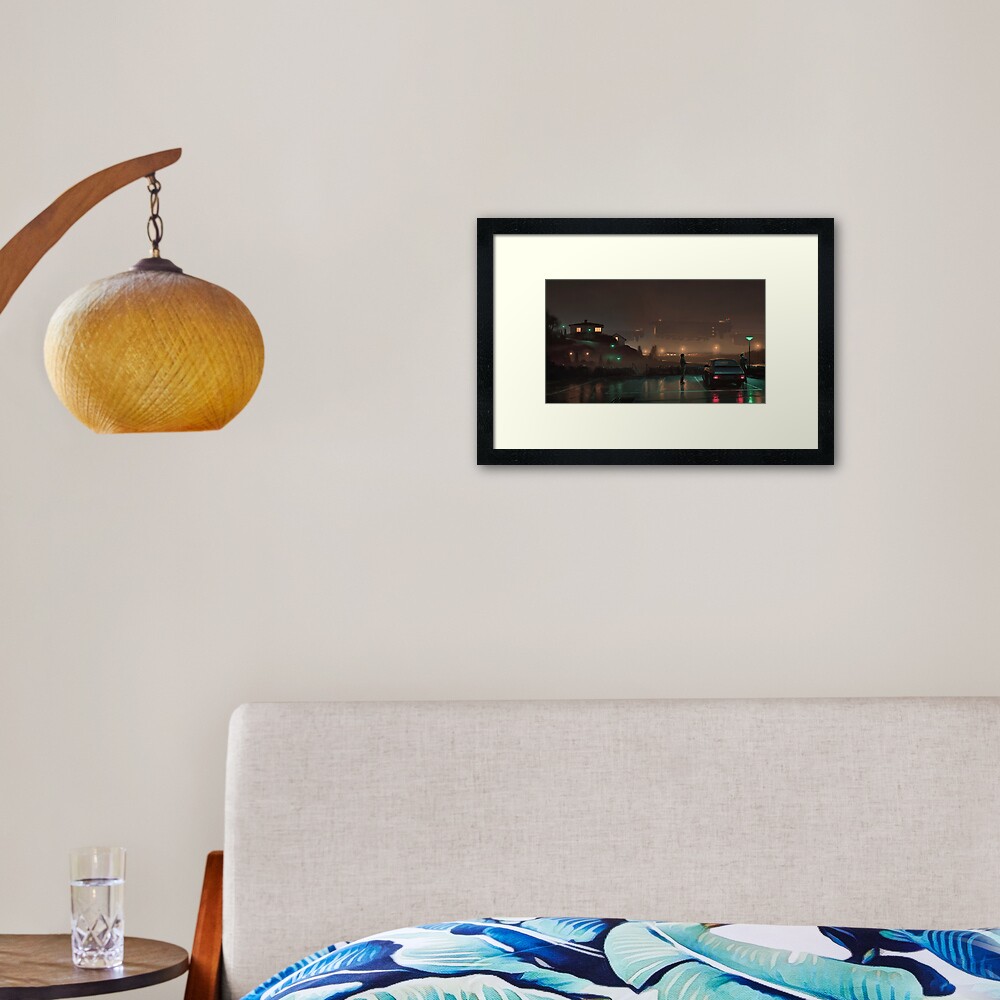 Gaussfraktarna Framed Art Print