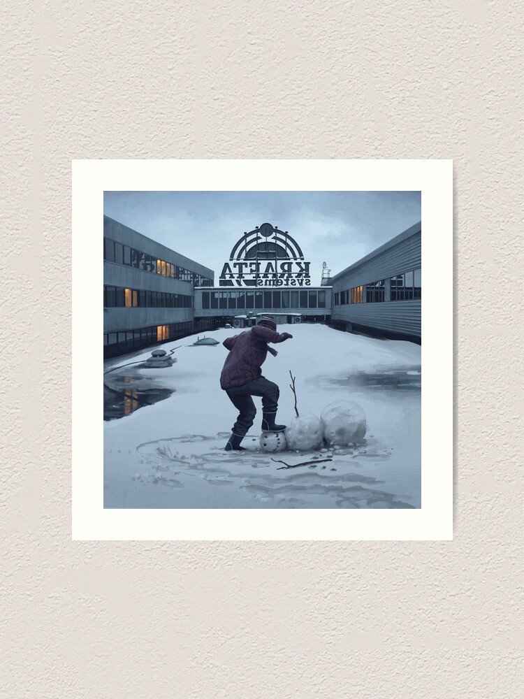 Alternate view of At Dad's Work Art Print