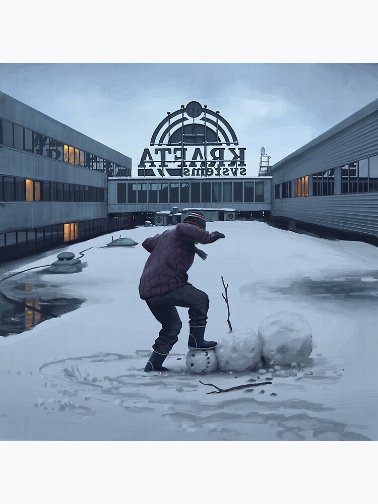 At Dad's Work by simonstalenhag