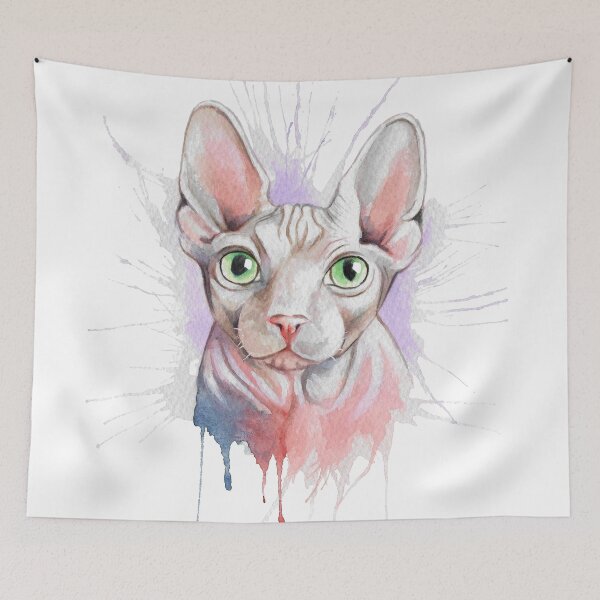 Item preview, Sphynx cat designed and sold by RozThompsonArt.
