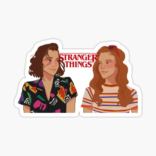 Eleven Max Stranger Things 5PCS Stickers for Decor Funny Room Decorations  Wall Print Kid Home Water Bottles Cartoon - AliExpress