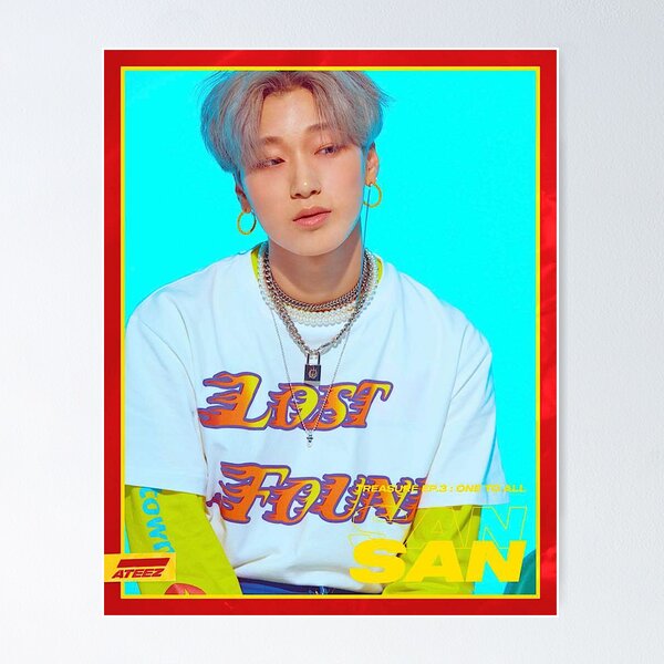 Ateez Posters - ATEEZ WAVE San Poster RB0608