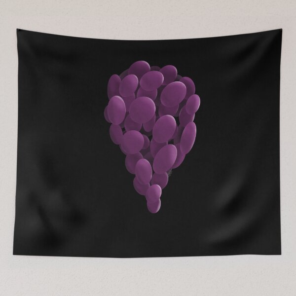 Item preview, Grapes Abstract Artistic Value Study Digital Graphic  print designed and sold by NoveltyMerch.