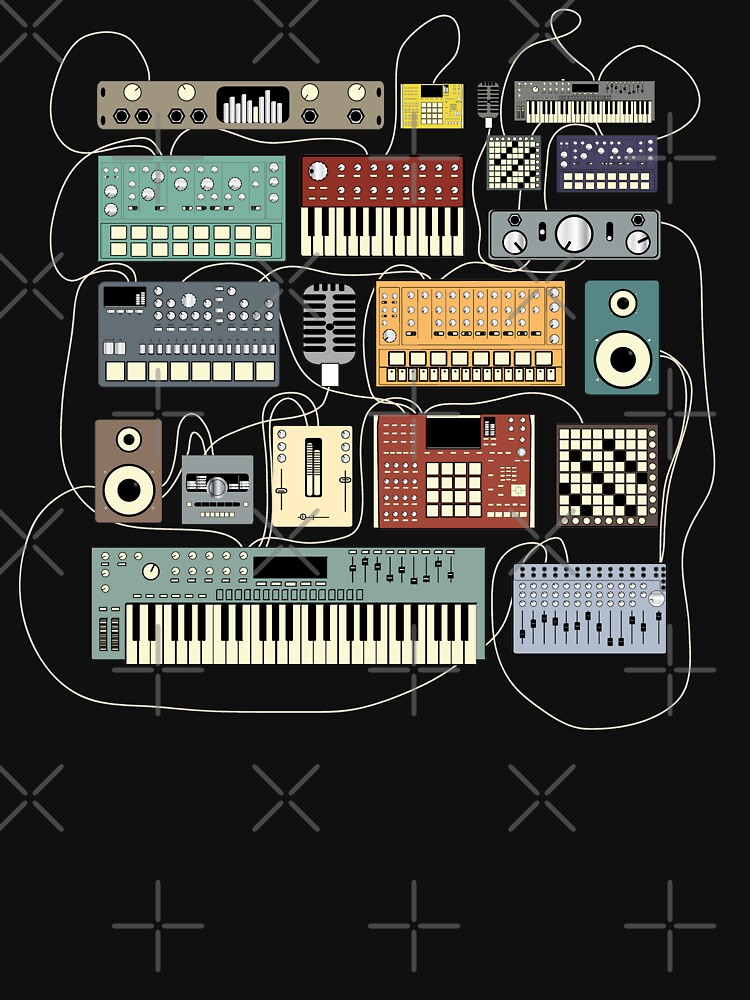 Discover Electronic musician Synthesizer and Drum Machine Dj | Essential T-Shirt 