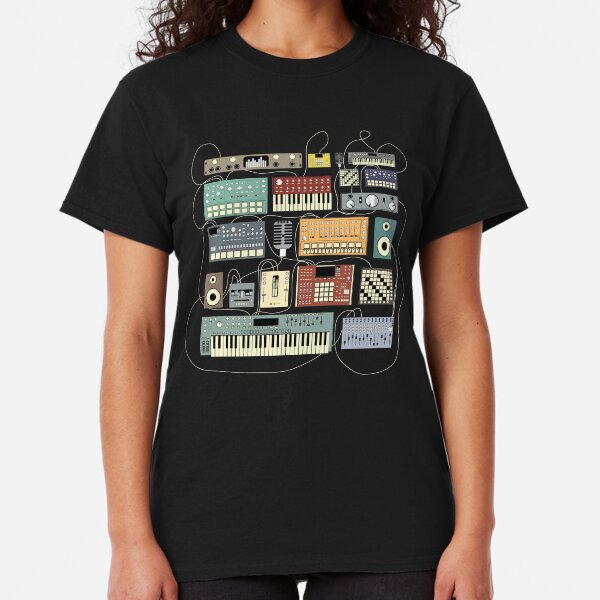 Electronic musician Synthesizer and Drum Machine Dj Classic T-Shirt