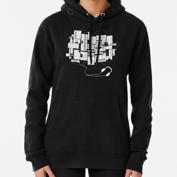 Musician Synthesizers Player and Electronic Musician Fan Pullover Hoodie