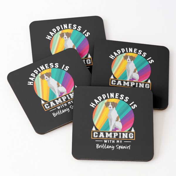 Item preview, Brittany Spaniel Dog Happiness Is Camping With My Dog designed and sold by tncgifts.