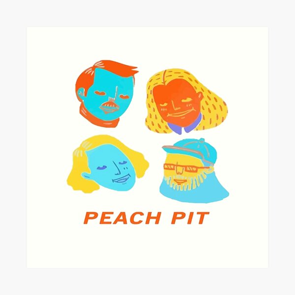 Peach Pit Wall Art Redbubble