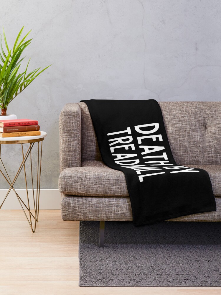Alternative Ansicht von Death By Treadmill - Funny Workout Gym Spin Barre Yoga Class T Shirt Fleecedecke