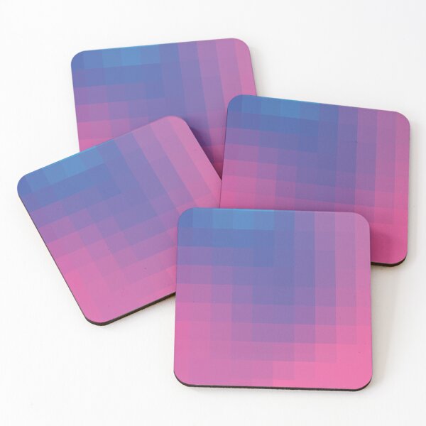 Item preview, azul rosa púrpura pixel scape designed and sold by frauenbrauen.