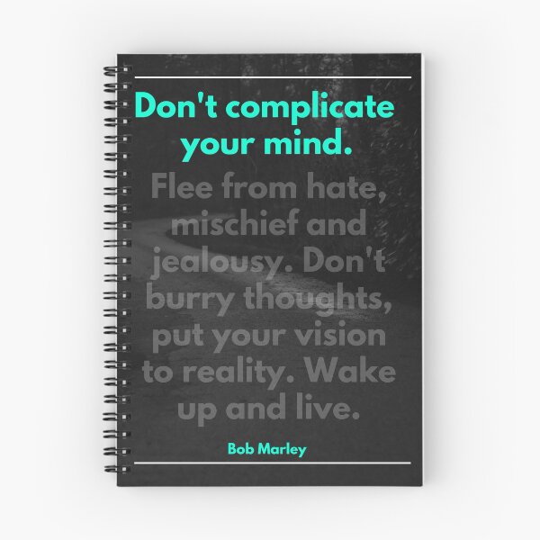 Item preview, Don't Complicate Your Mind Quote designed and sold by InvestorQuotes.
