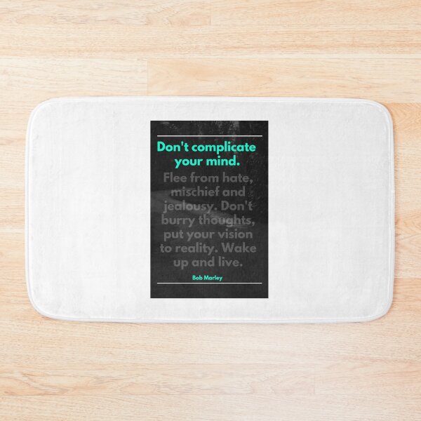 Item preview, Don't Complicate Your Mind Quote designed and sold by InvestorQuotes.