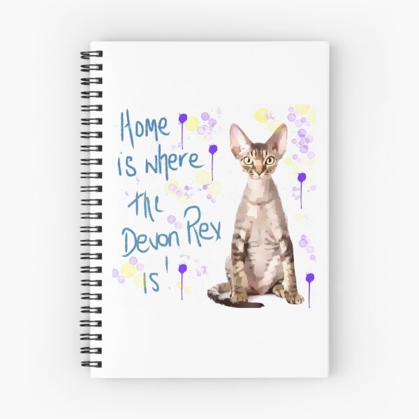 Item preview, ¡El hogar es donde está el Devon Rex! designed and sold by Krusty.